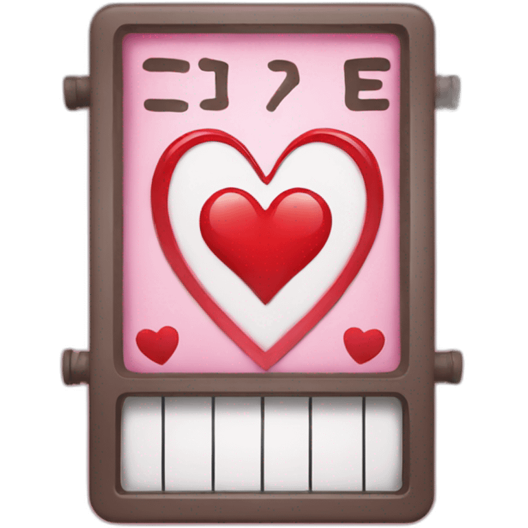 love meter emoji