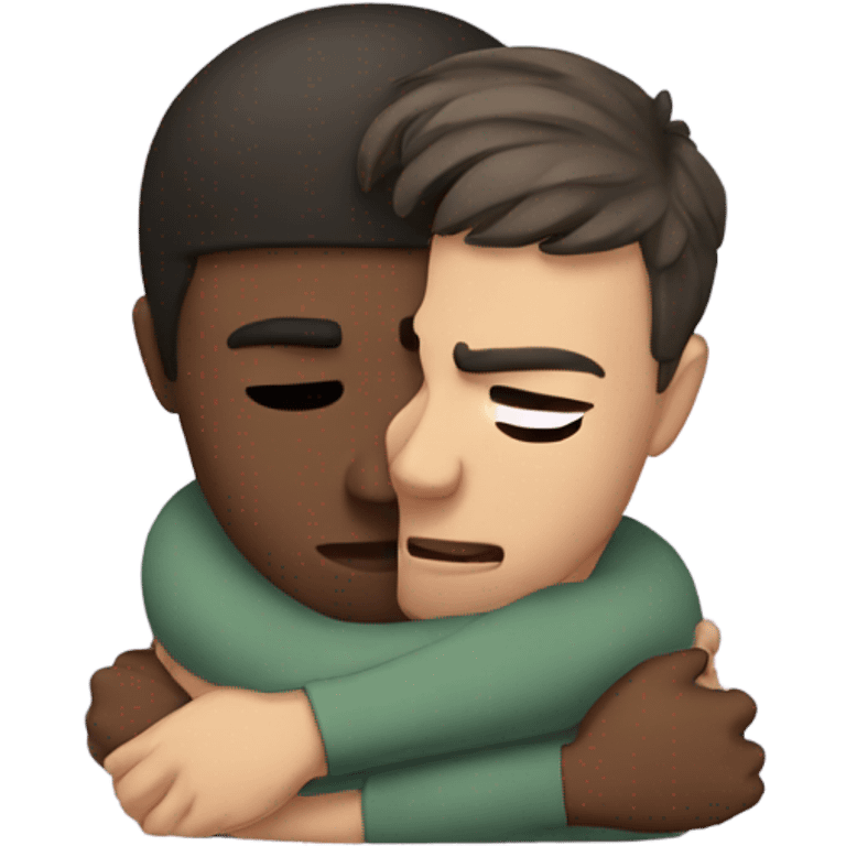 Sad hug emoji