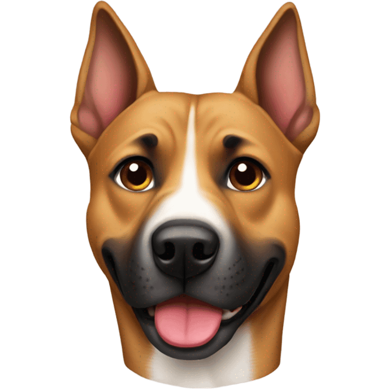 Pitbull german Shepard  emoji