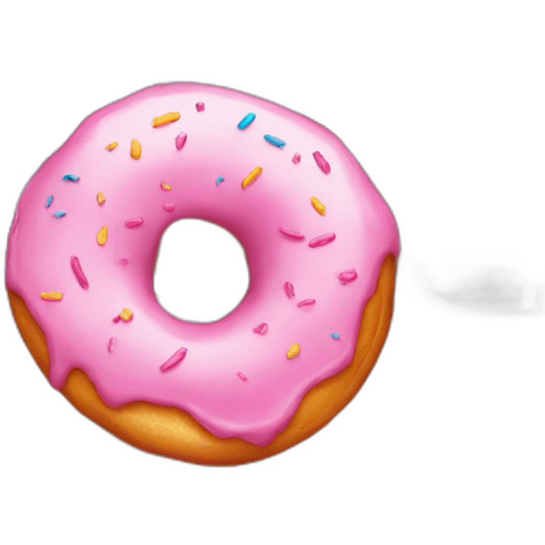 pink donut emoji