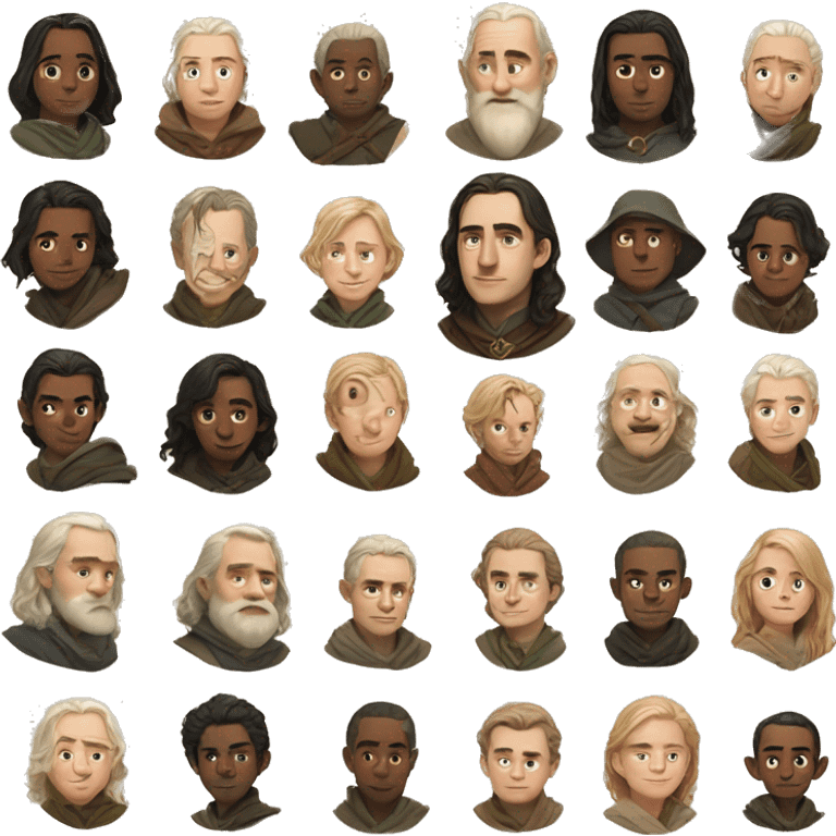 Tolkien aesthetic emoji