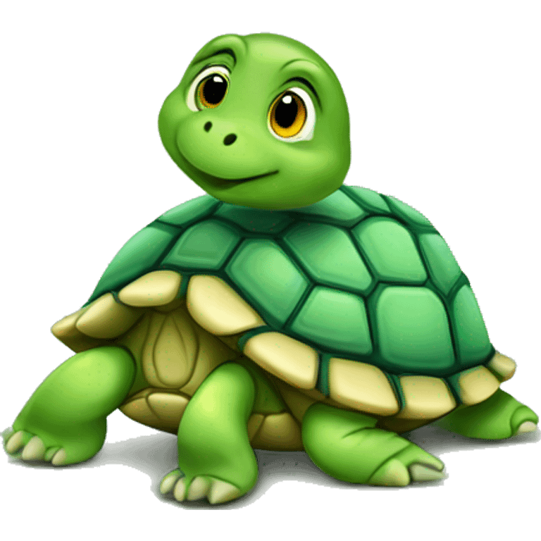 a super pregnant turtle emoji