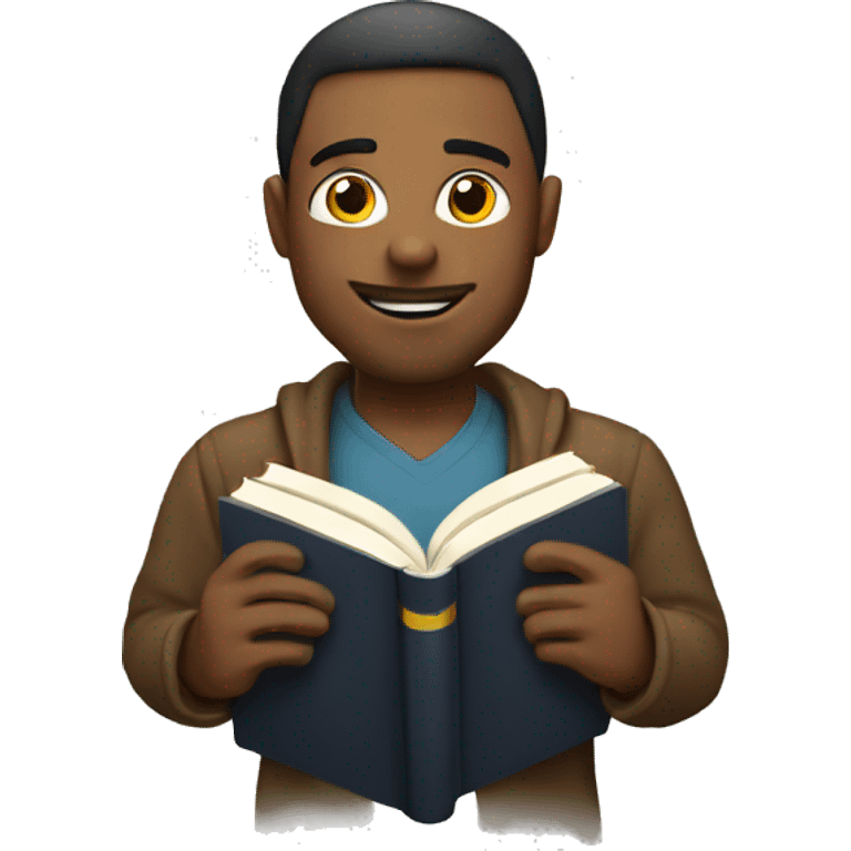 man with book emoji