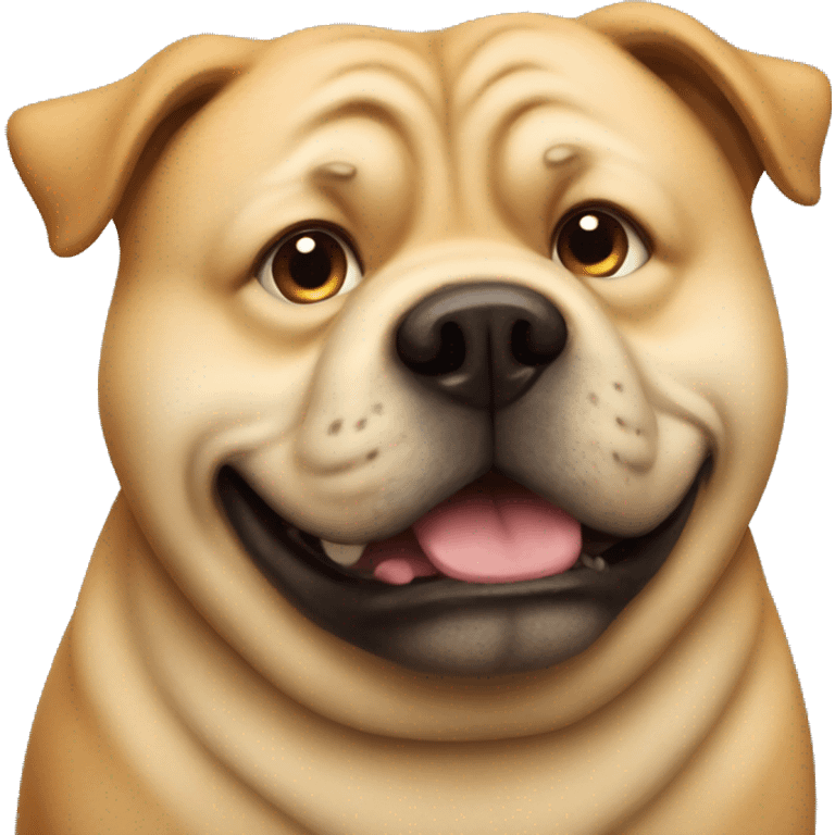 Fat dog emoji