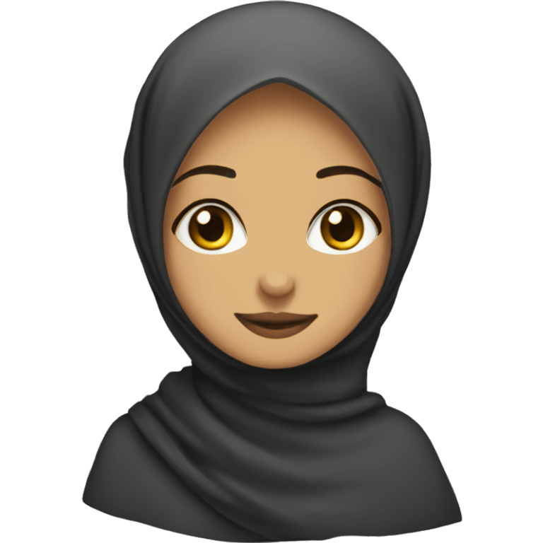 A hijabi girl  emoji