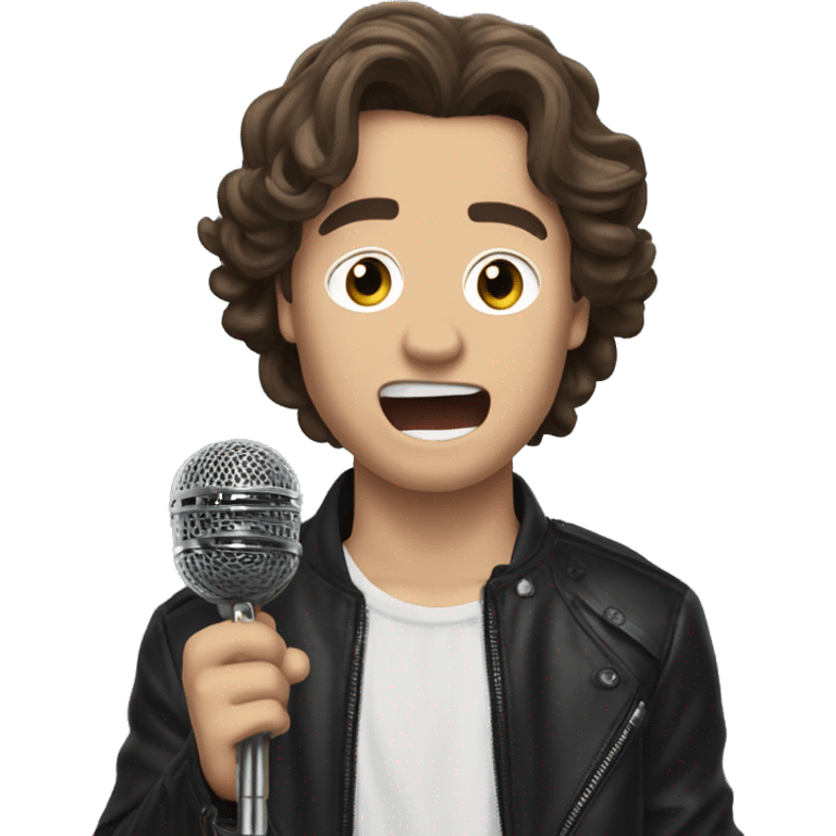 conan gray with a microphone  emoji