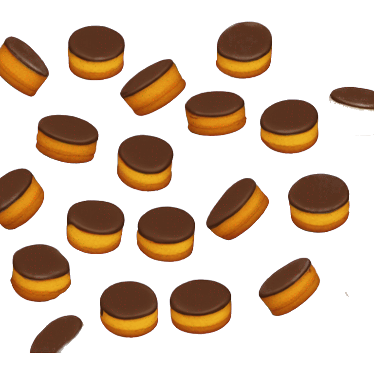 Two jaffa cakes emoji