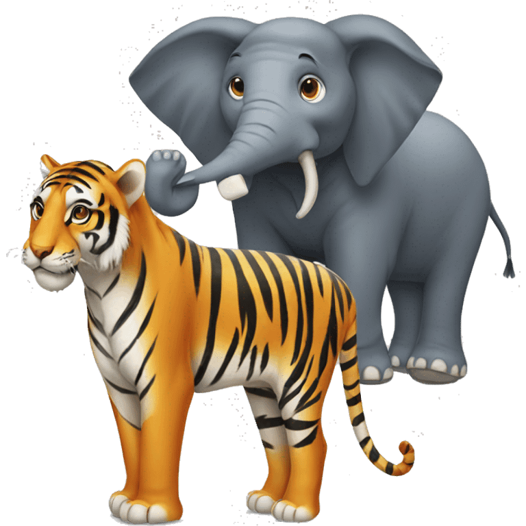 Tiger elephant emoji