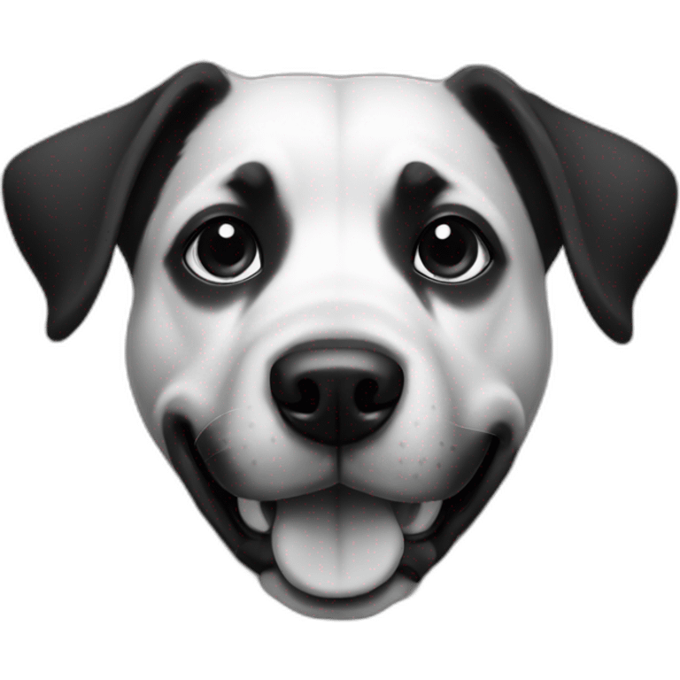 dog-black-white emoji