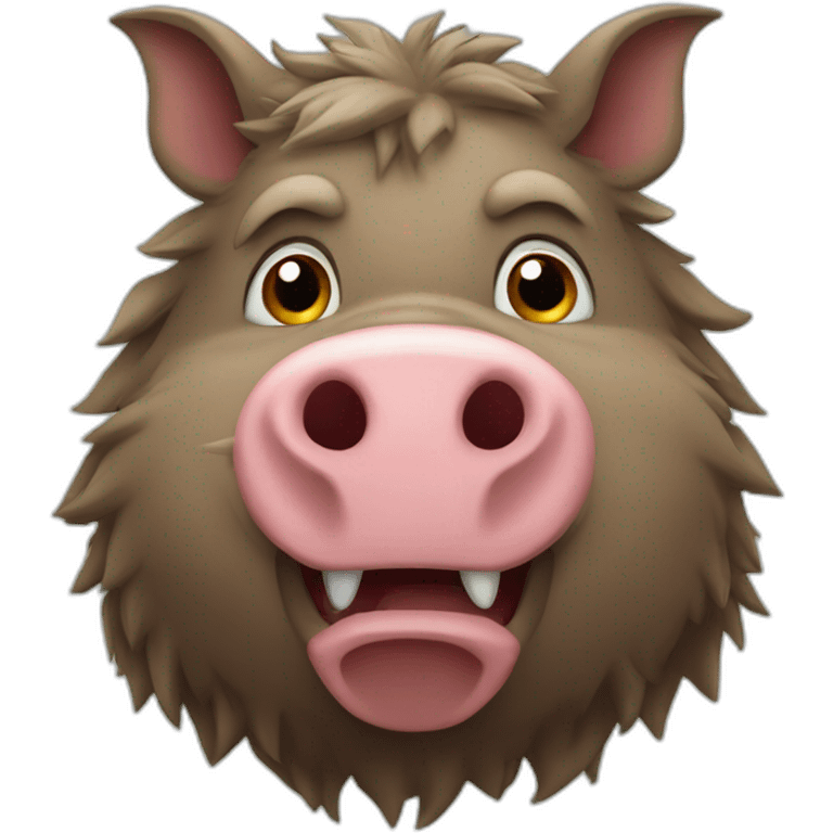 funnny boar emoji