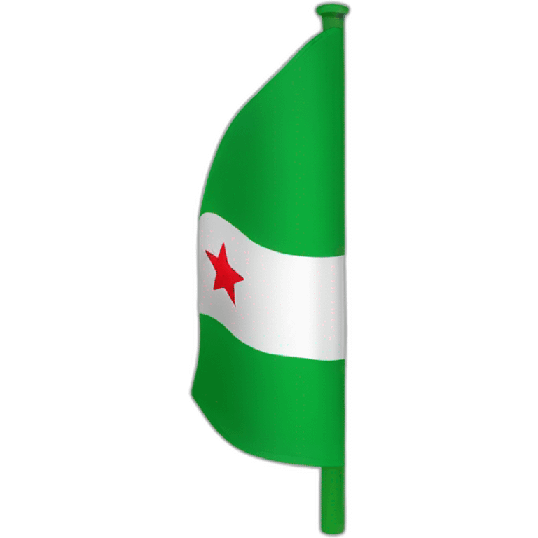 Syrian green flag emoji