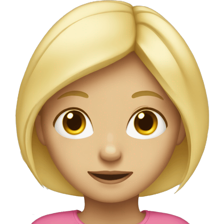 Blond girl emoji