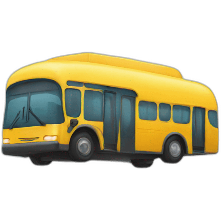 sleeping bus emoji