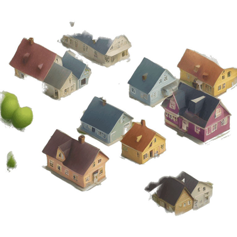  Town of houses emoji