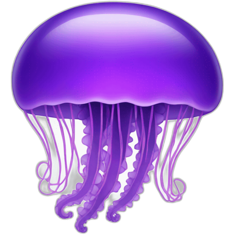 Purple jellyfish emoji