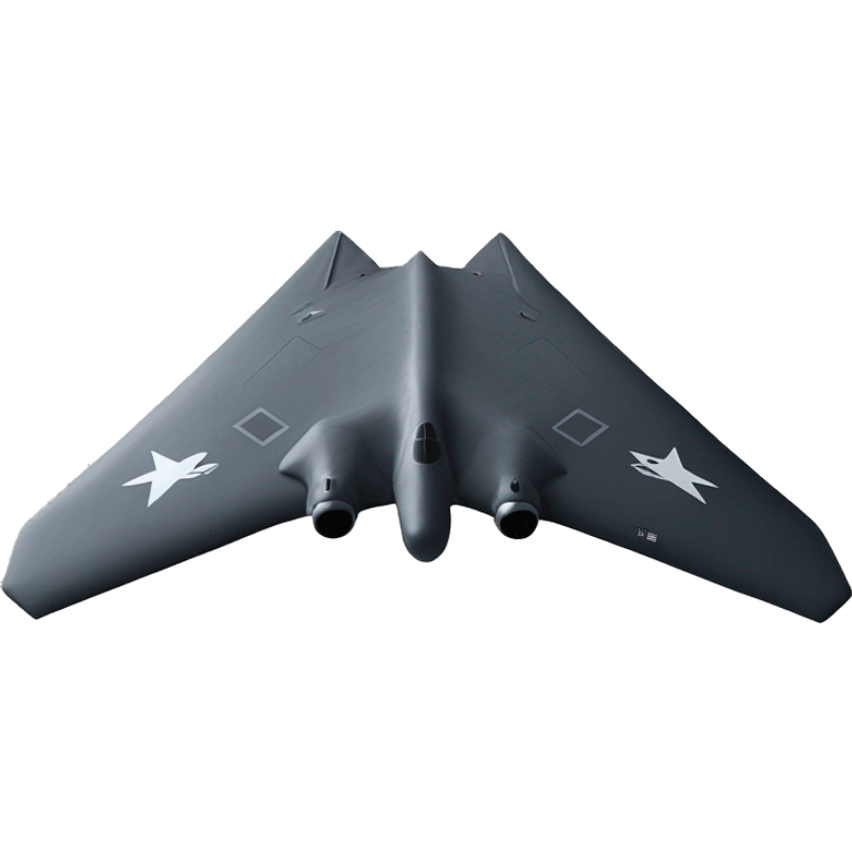 The Northrop B-2 Spirit, also known as the Stealth Bomber, is an American heavy strategic bomber, featuring low-observable stealth technology designed to penetrate dense anti-aircraft defenses emoji