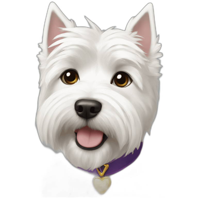 Prince the westie emoji