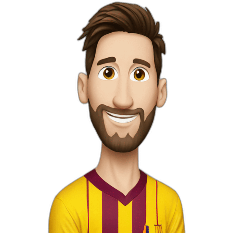 Lionel Messi amoureux emoji