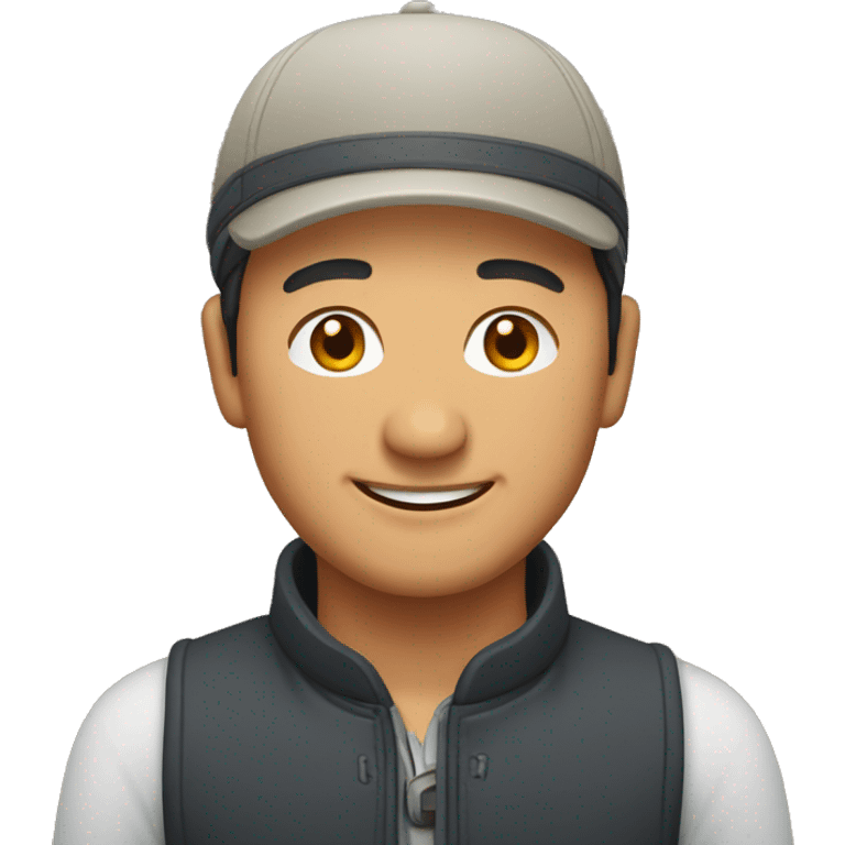 Smiling Kyrgyz man emoji