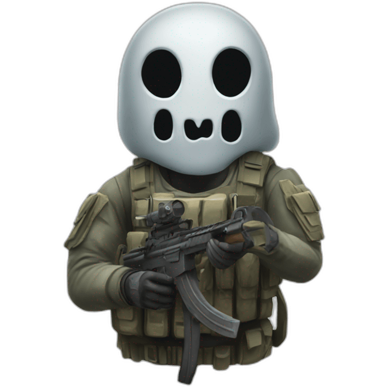 Ghost call of duty emoji