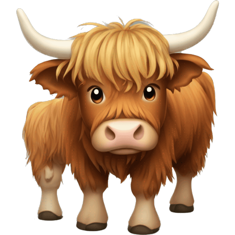 Highland cow emoji