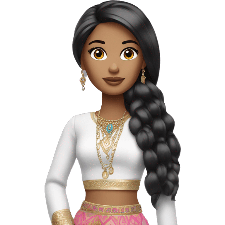 indian barbie doll emoji