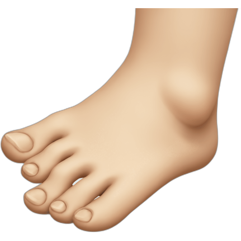 foot-hand emoji