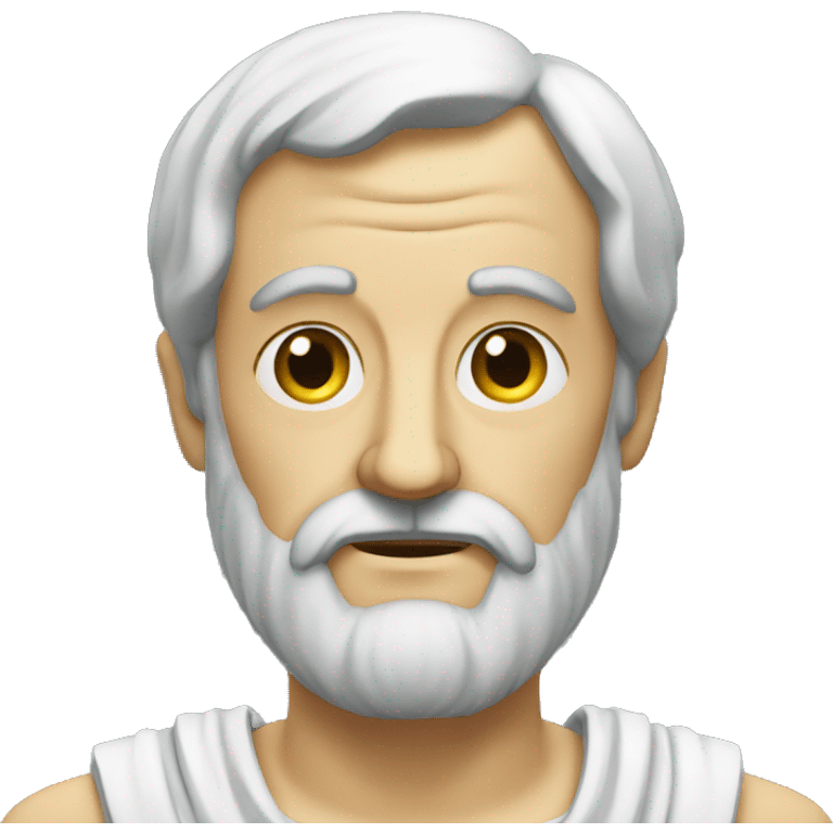 aristotle thinking emoji