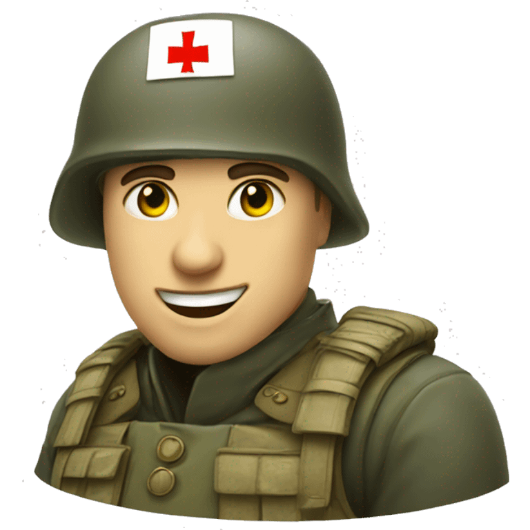 smiley Russian Soldier emoji