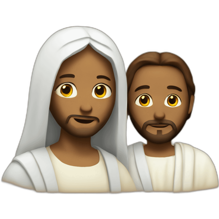 Jesus and Mary  emoji