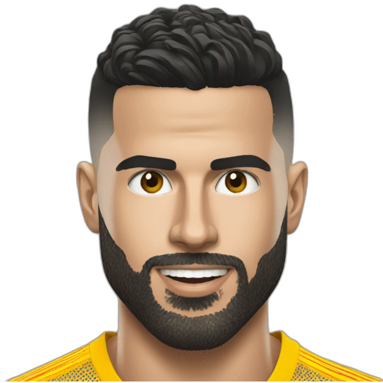 Ronaldo avec Mahrez emoji