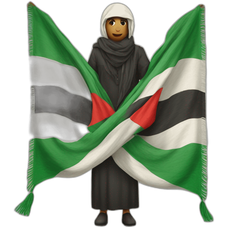 Palestine scarf emoji