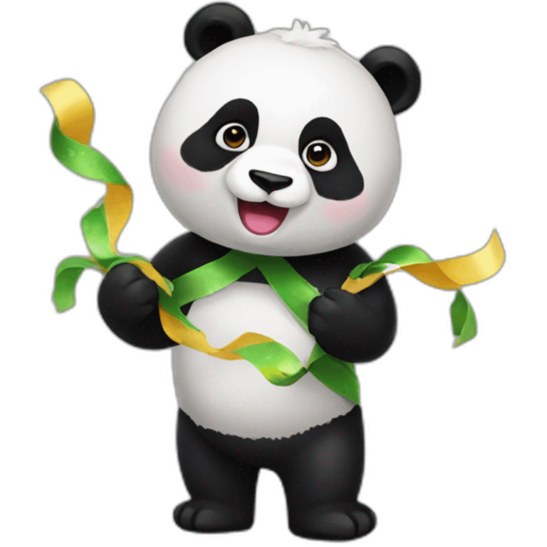 Panda as a streamer emoji