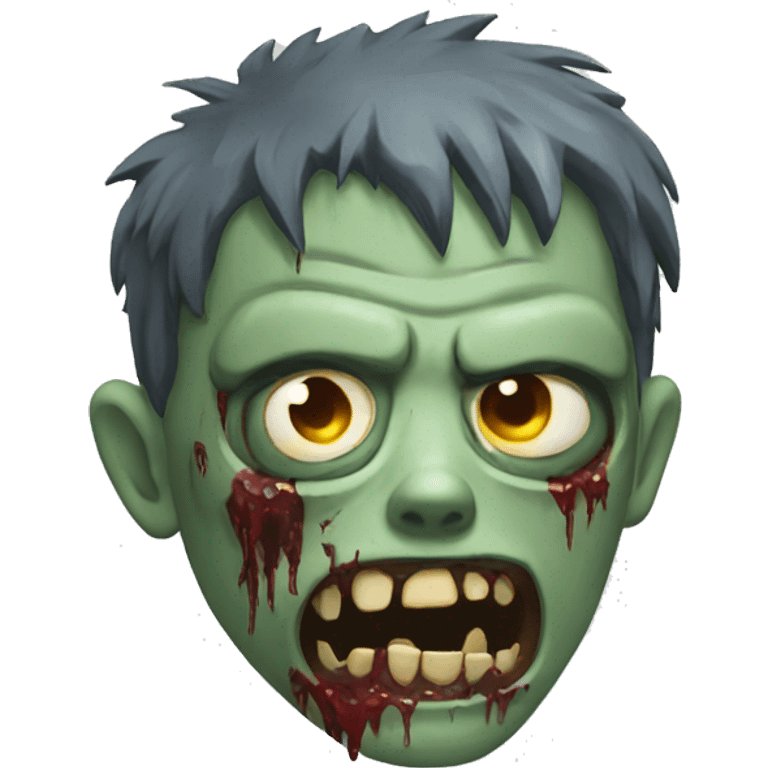 zombie head emoji