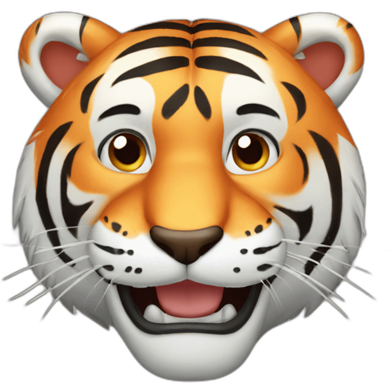 funny tiger emoji