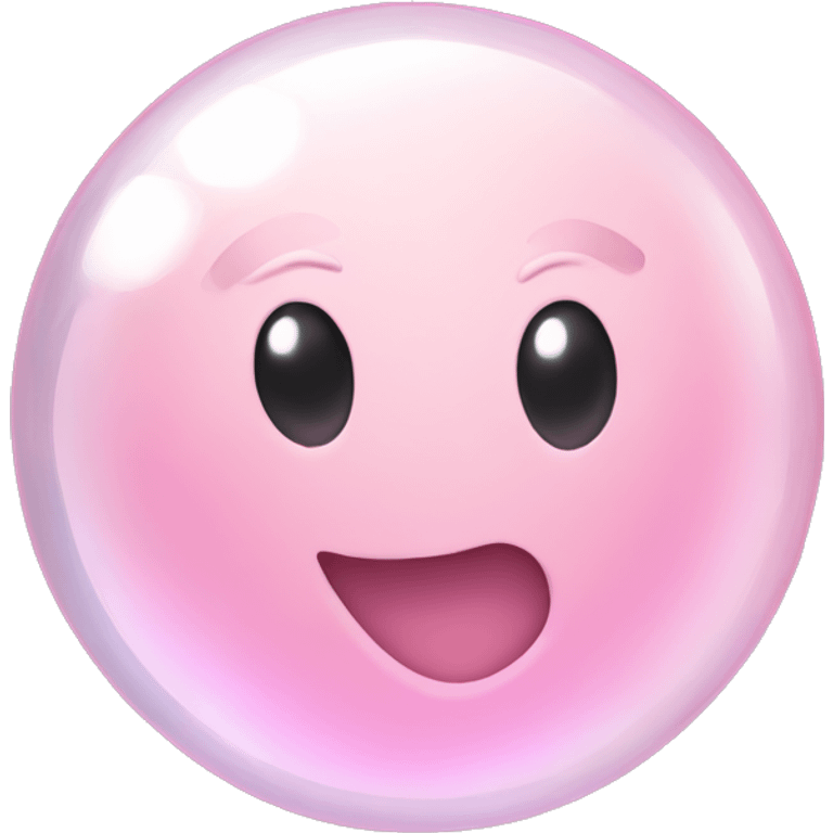 pastel pink soap bubbles emoji