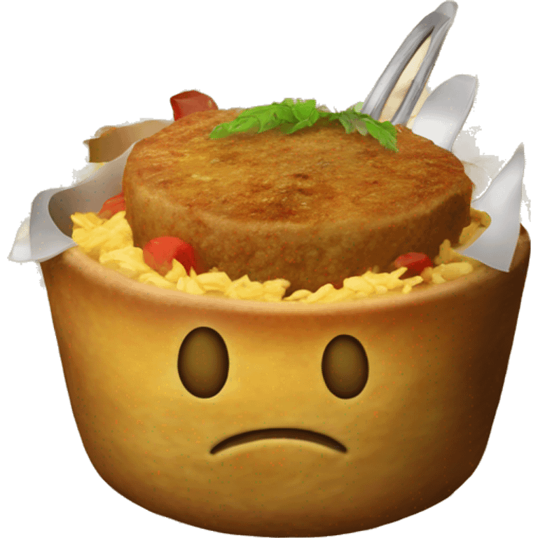 mofongo with steak emoji