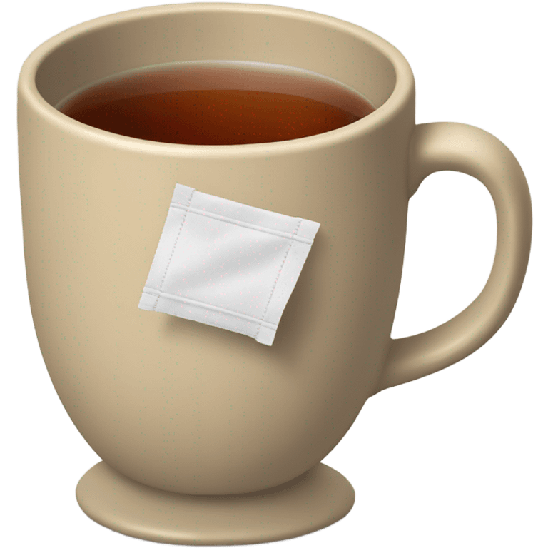 mug of tea with teabag sticking out emoji