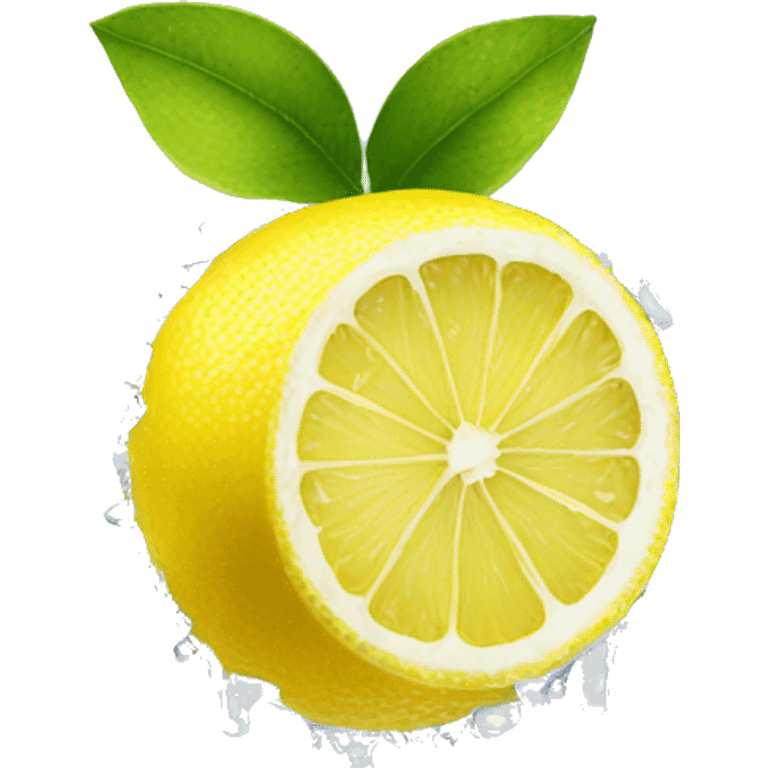 freezed lemon emoji