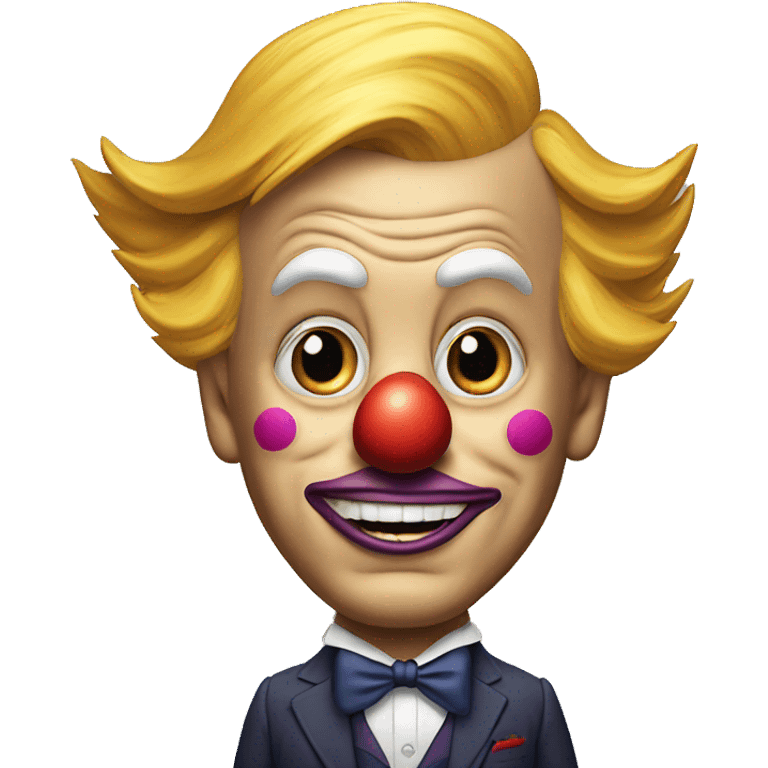 Donald trump as clown emoji