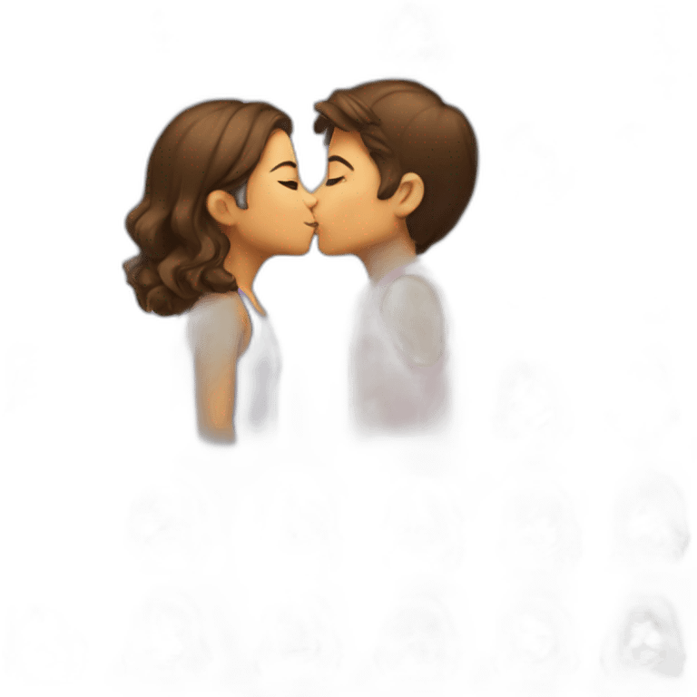 Girl kisses girl emoji