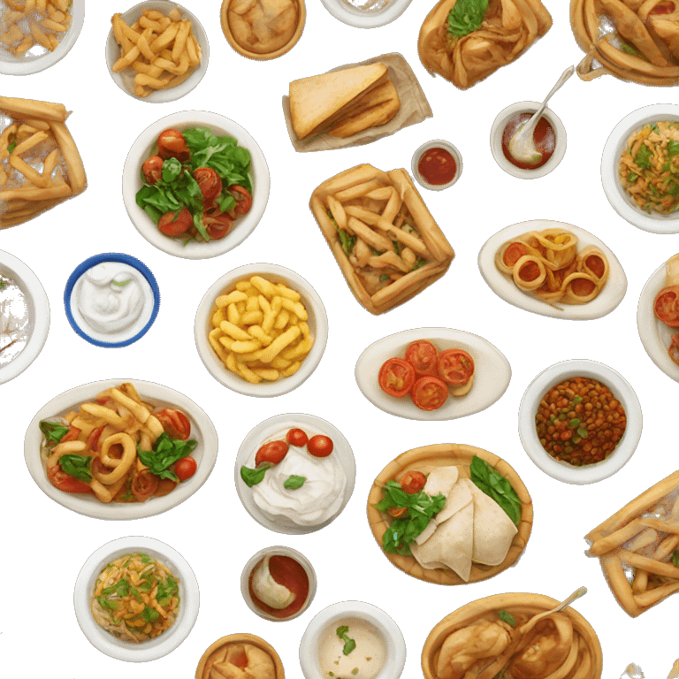 greek food emoji