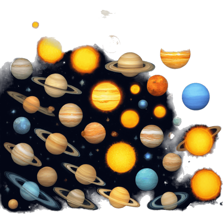 solar system emoji