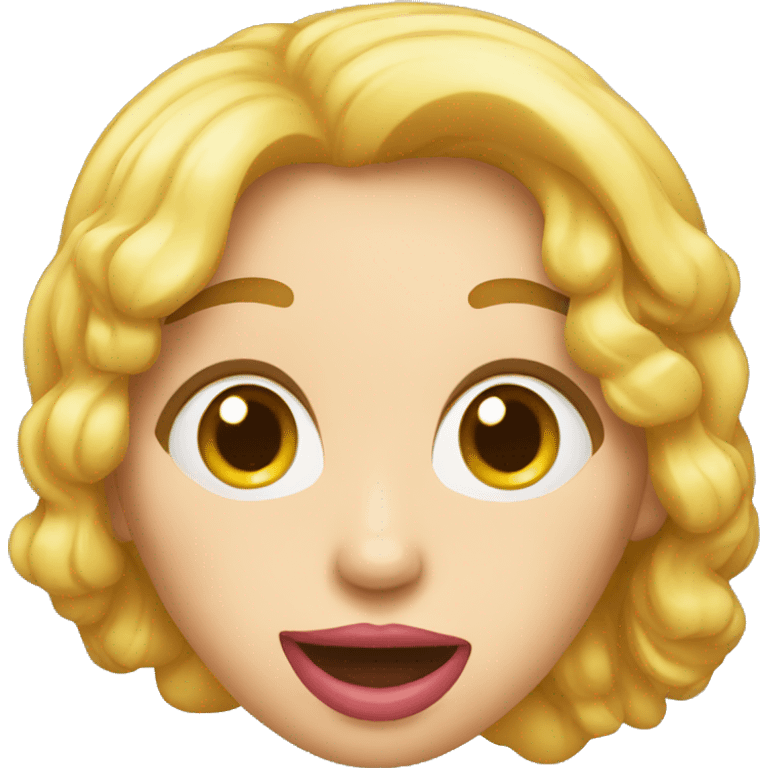 woman with tongue out emoji