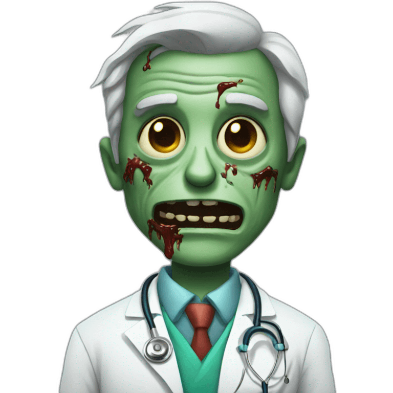 Doctor zombie emoji