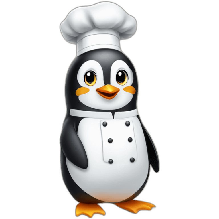 penguin chef emoji