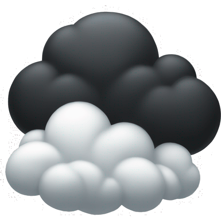 black cloud emoji