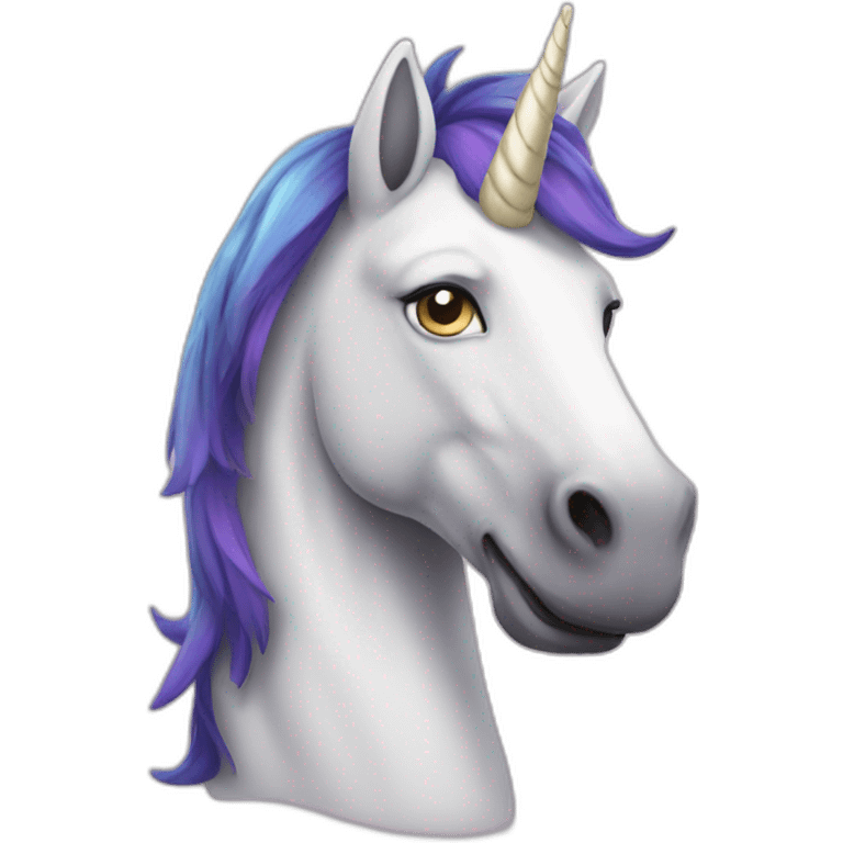 Licorne qui pete emoji