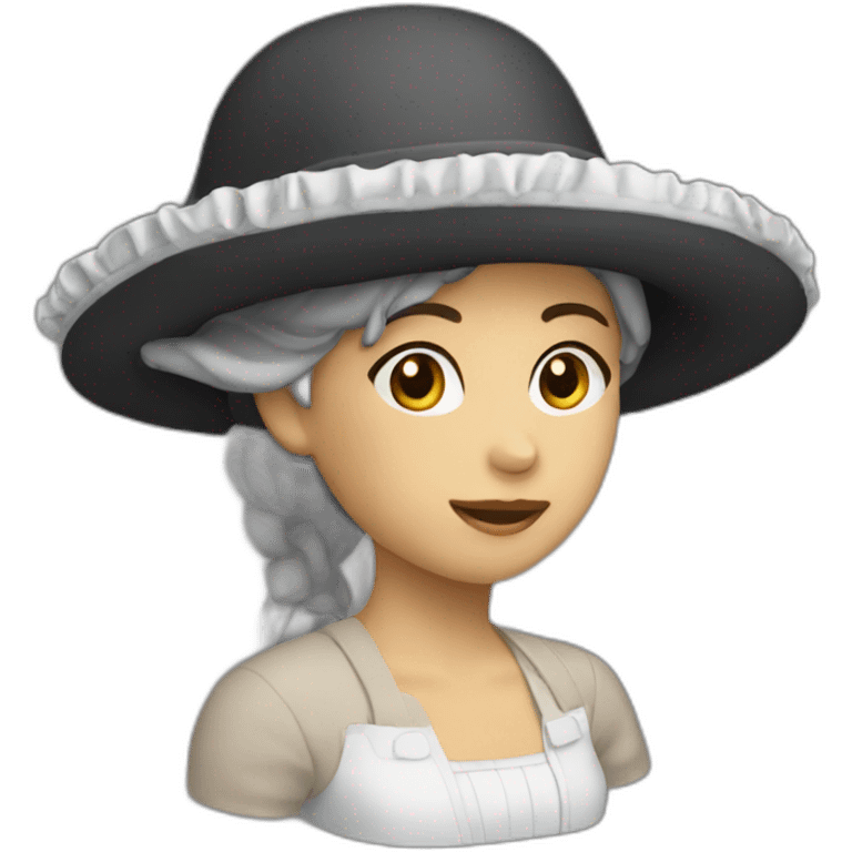 bonnet noir emoji