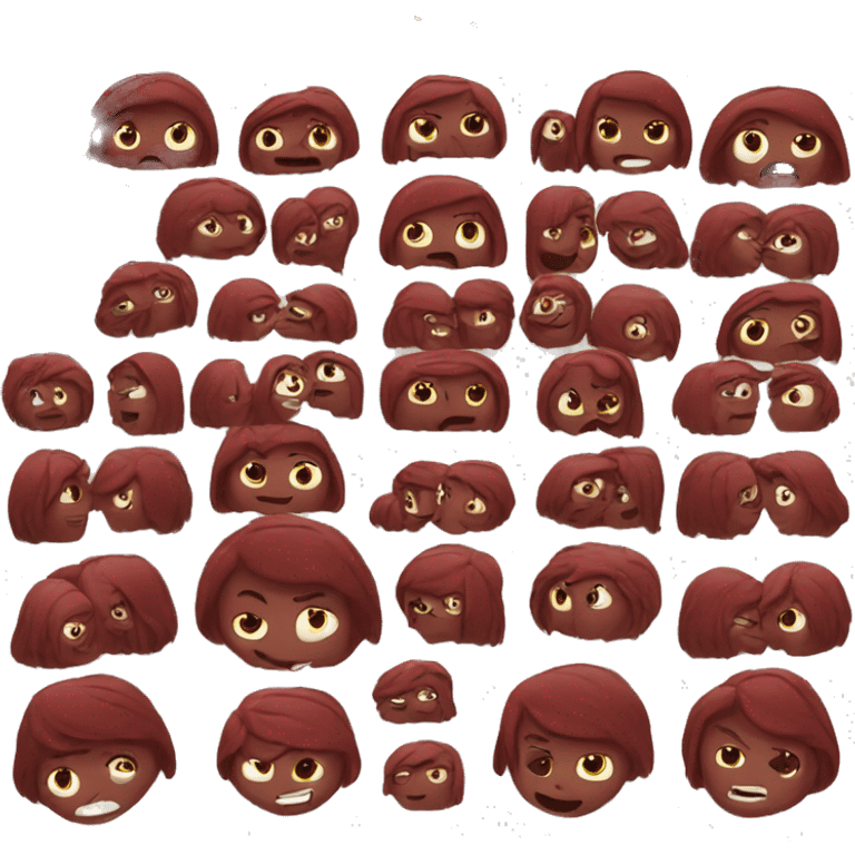 Dark Red email emoji